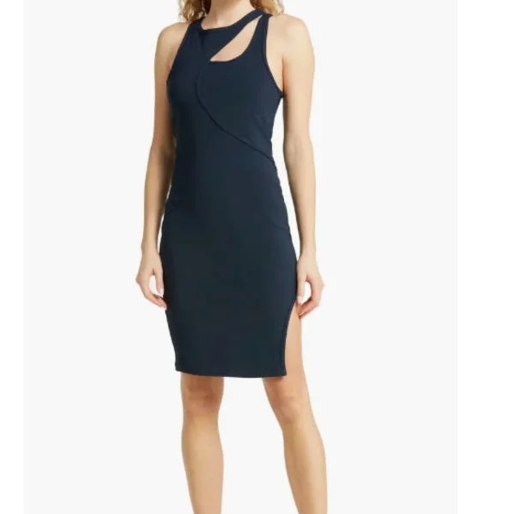 Zella interlude rib cutout dress Size S